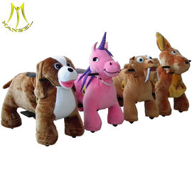 Hansel new coin operated amusement rides indoor happy rides on animal for shopping mall supplier