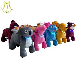 Hansel shopping mall ride on animals coin operated plush electric animal scooters supplier