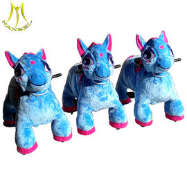 Hansel shopping mall ride on animals coin operated plush electric animal scooters supplier