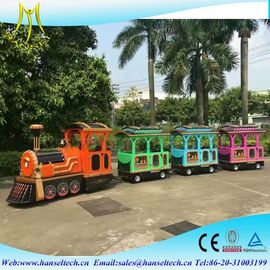 Hansel stock amusement park rides trackless battery operated train rides factory supplier