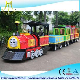 Hansel cheap Tourist Amusement Trackless Kids Mini Train amusement trains for sale factory supplier