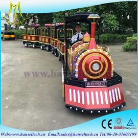 Hansel New Design Electric tourism Car Amusement Child Train with Trackless amusement rides train supplier