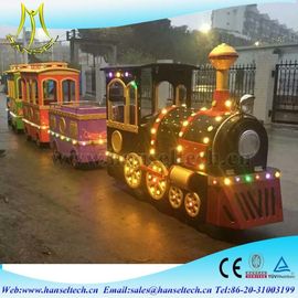 Hansel best selling children electric train trackless train electric amusement kids train for sale supplier supplier