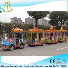 Hansel children park riders outdoor electric mall trains/kids electric amusement train rides for sale supplier