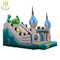 Hansel stock amusement park equipment kids soft play area inflatable bouncer castle factory supplier