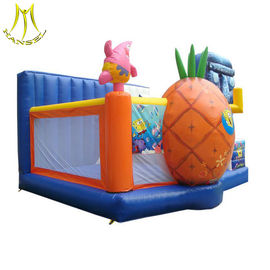 Hansel colourful kids playing inflatable toy amusment park inflatable bouncers manufacturer supplier