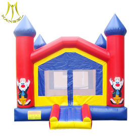 Hansel stock commercial outdoor inflatable bouncer kids obstacle course jumping castle from china supplier