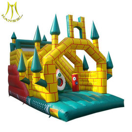 Hansel china commercial inflatable bouncer with slide for inflatable games factory supplier