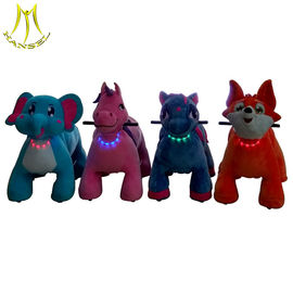 Hansel high quality stock coin operated plush electric animal bike for sale manufacturer supplier