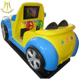 Hansel cheap indoor toy mini coin ride bus china mini kids ride kiddie ride fiberglass toys supplier