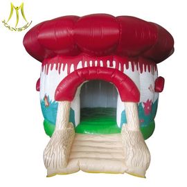 Hansel  Grade A PVC tarpaulin kids amusment park  inflatable bouncer house supplier