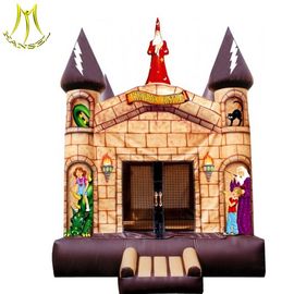 Hansel  Grade A PVC tarpaulin inflatable play center inflatable castle house entertainment supplier