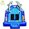 Hansel kids outdoor inflatable bouncer castle with slides Guangzhou supplier