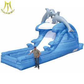 Hansel low price inflatable slide slippers with swimming pool supplier in Guangzhou supplier