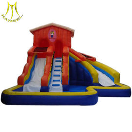 Hansel bouncer house kids inflatable toy slide with blower for mall wholesale supplier