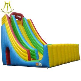 Hansel cheap wholesale giant inflatable air track water slide for kids and adults supplier