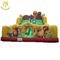 Hansel high quality challenge games inflatable slide for kids in amusement park supplier