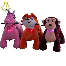 Hansel l entertainment zoo rider toy to kids battery operated animal walker Christmas deer with led supplier