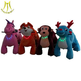 Hansel l entertainment zoo rider toy to kids battery operated animal walker Christmas deer with led supplier