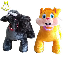 Hansel battery powered plush animal ride kids electric ride on animals supplier