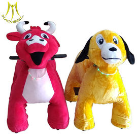 Hansel import from china amusement park games plush motorized riding animals supplier