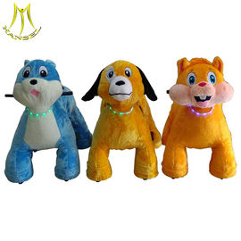 Hansel wholesale battery powered electronic plush animal ride for sale supplier