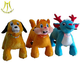 Hansel high quality  outdoor playground plush motorized animals for mall supplier