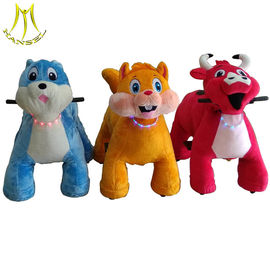 Hansel amusement park mental frame battery operated plush animal ride supplier