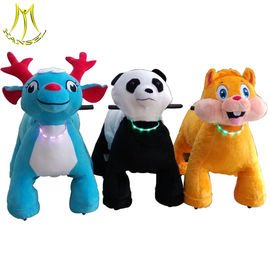 Hansel popular kids electronic plush electric animal scooter for sale supplier