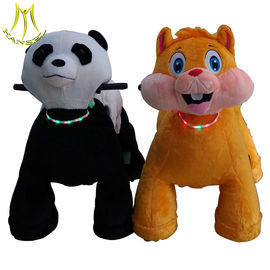 Hansel plush coin operated happy ride on animla walking toy animals supplier