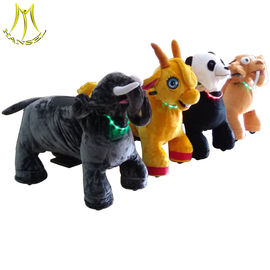 Hansel 2018 stuffed electric ride on animal toy motorized animals for sale supplier