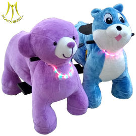 Hansel china import battery operated plush animal scooters for mall supplier