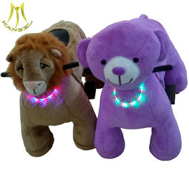 Hansel china import battery operated plush animal scooters for mall supplier