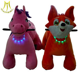 Hansel fair attractions stuffed electic animal scooters in guangzhou supplier