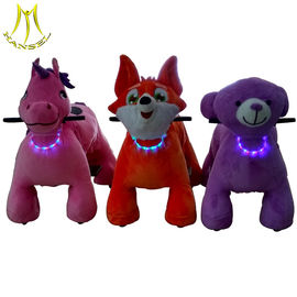 Hansel popular kids plush ride on animal electronic kids walking animals supplier