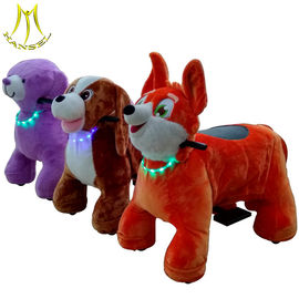 Hansel amusement plush battery powered happy rides on animal for sale supplier