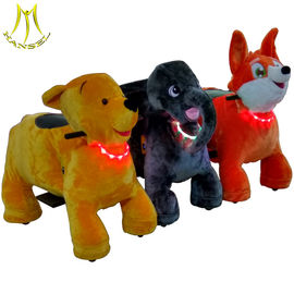 Hansel amusement plush battery powered happy rides on animal for sale supplier