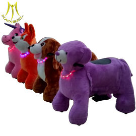 Hansel kids happy rides on animal motorized plush riding animals supplier