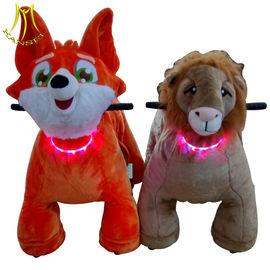 Hansel popular kids ride on animal scooter plush electric animal ride supplier