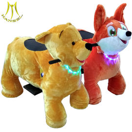 Hansel battery operated animal ride on motorized animal with led light supplier