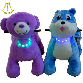 Hansel battery operated animal ride on motorized animal with led light supplier