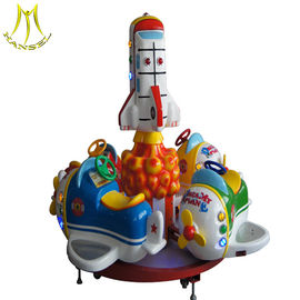 Hansel  Outdoor amusement equipment amusement park rides luxury kids 4seats carousel plane for sale supplier