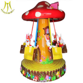 Hansel   Amusement park kids electric carousel 3 seats mini carousel ride for sale supplier