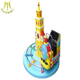 Hansel  Amusement park outdoor musical carousel rides 3 seats mini kids carousel train for sale supplier