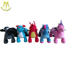 Hansel mountable animals motorized plush animals ride toys battery powered supplier