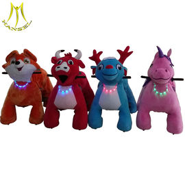 Hansel mountable animals motorized plush animals ride toys battery powered supplier