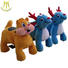 Hansel mountable animals motorized plush animals ride toys battery powered supplier