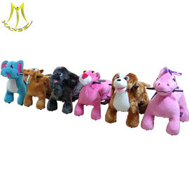 Hansel walking commercial amusement plush animal kiddie rides for sale supplier