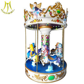 Hansel kids token operated rides machines carousel kiddie ride for sale supplier