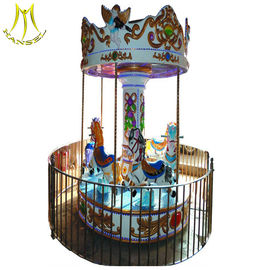 Hansel kids token operated rides machines carousel kiddie ride for sale supplier